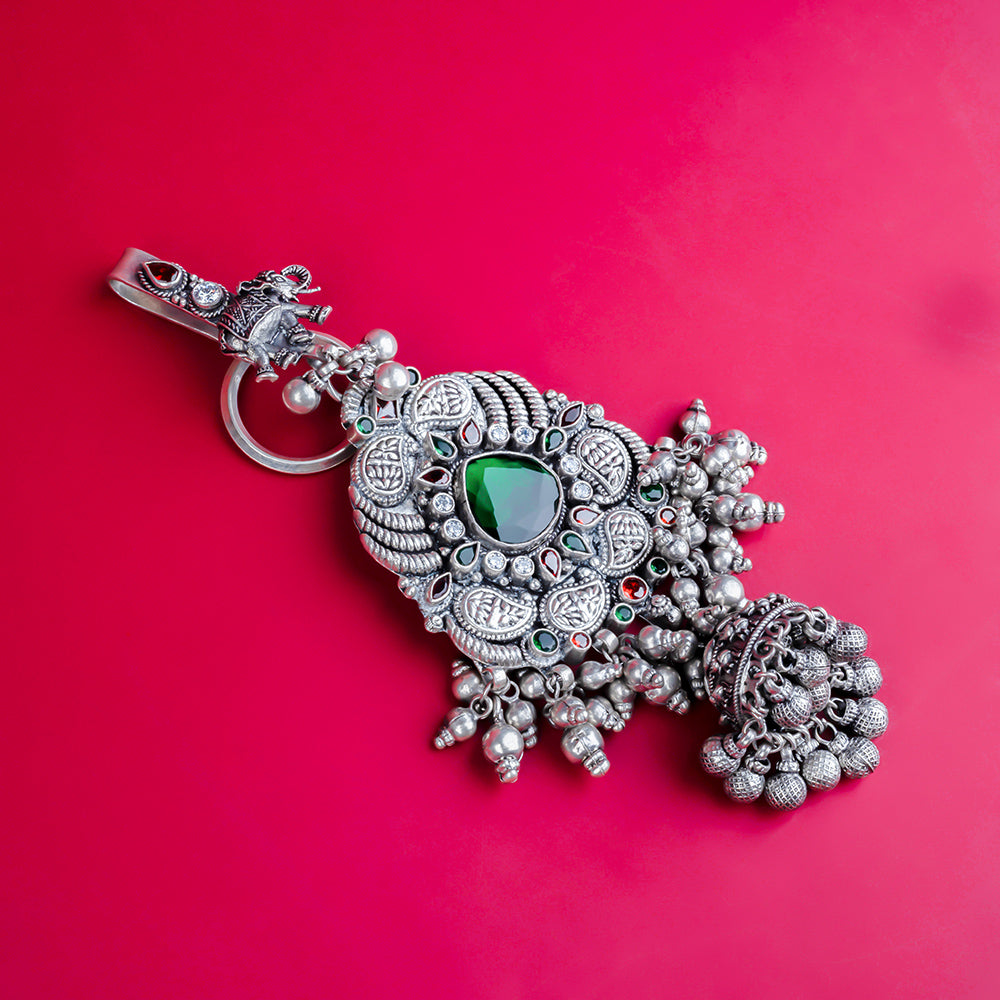 Single Antique Big Greenn Stone Judda